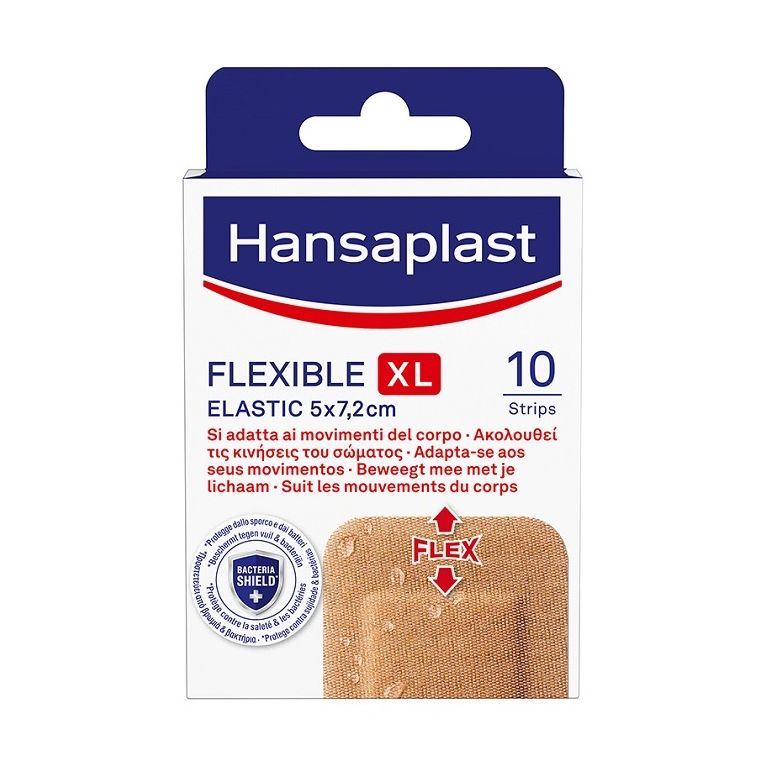 cerotto hansaplast elastic ginocchia&gomiti 10 pezzi