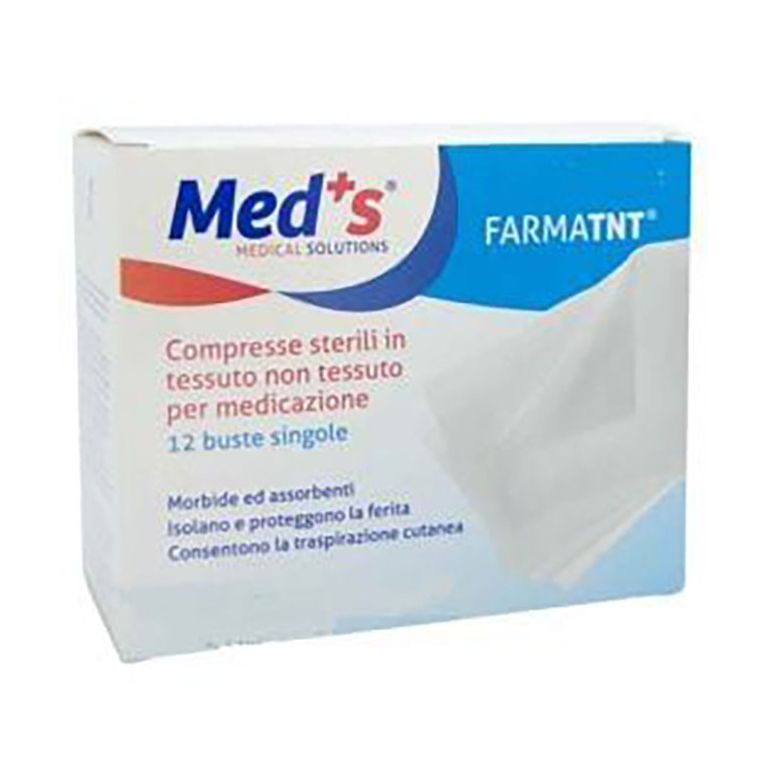 garza compressa meds tessuto non tessuto peel open 7,5x7,5cm12 pezzi