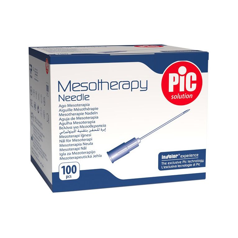 ago pic mesoterapia sterile monouso apirogeno atossico conoluer lock gauge 27 4 mm 1 pezzo