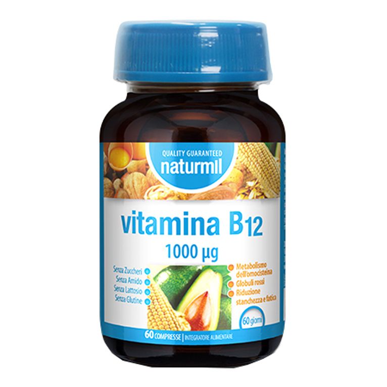 naturmil vitamina b12 1000 mcg 60 compresse da 0,67 g
