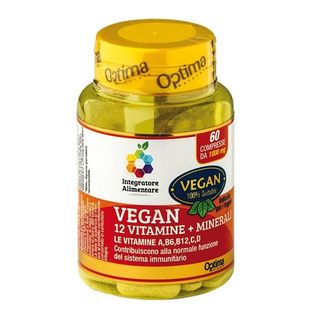 COLOURS OF LIFE VEGAN 12 VITAMINE + 3 MINERALI 60 COMPRESSE