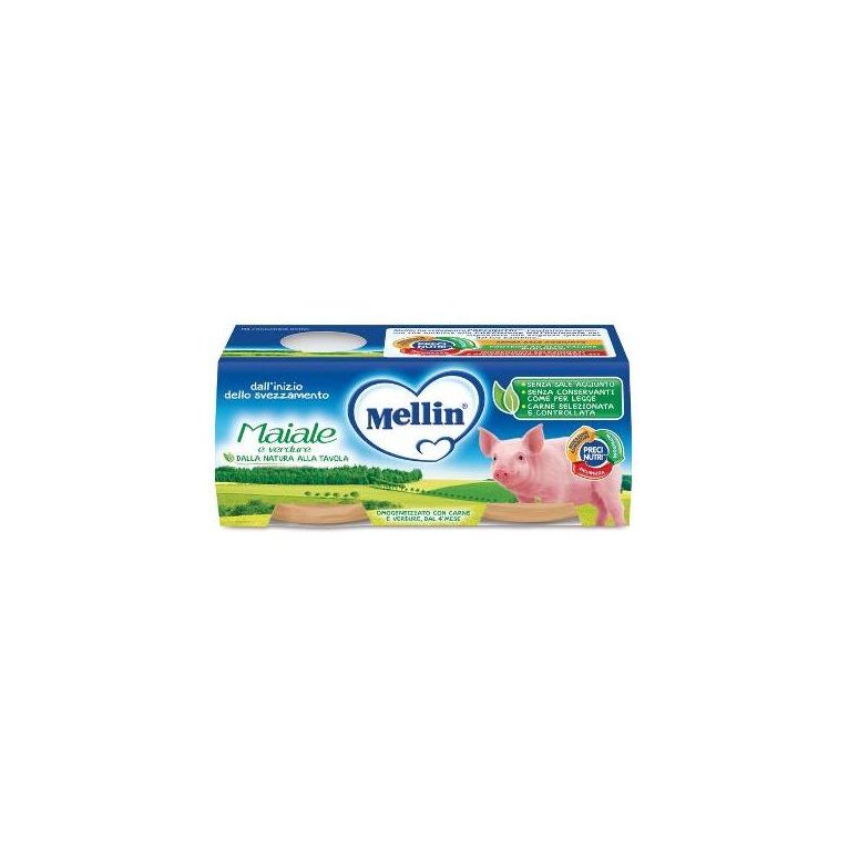 mellin omogeneizzato maiale con verdure 2 pezzi x 80 g