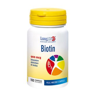 LONGLIFE BIOTIN 900 MCG 100 COMPRESSE