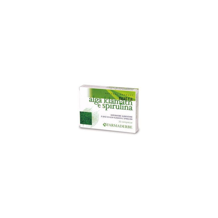 alga klamath e spirulina 30 compresse