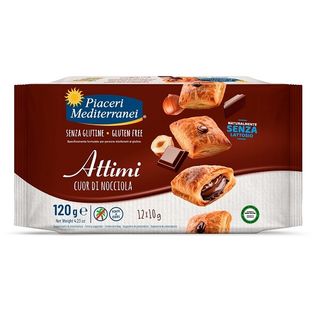 PIACERI MEDITERRANEI ATTIMI CUOR DI NOCCIOLA 120 G