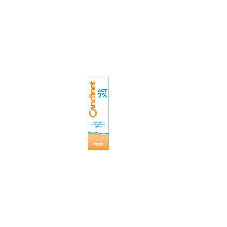 candinet act 2% schiuma detergente attiva 150 ml