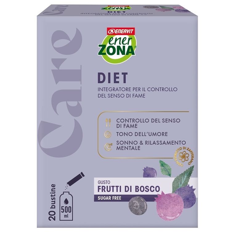 enerzona care diet frutti di bosco 20 bustine