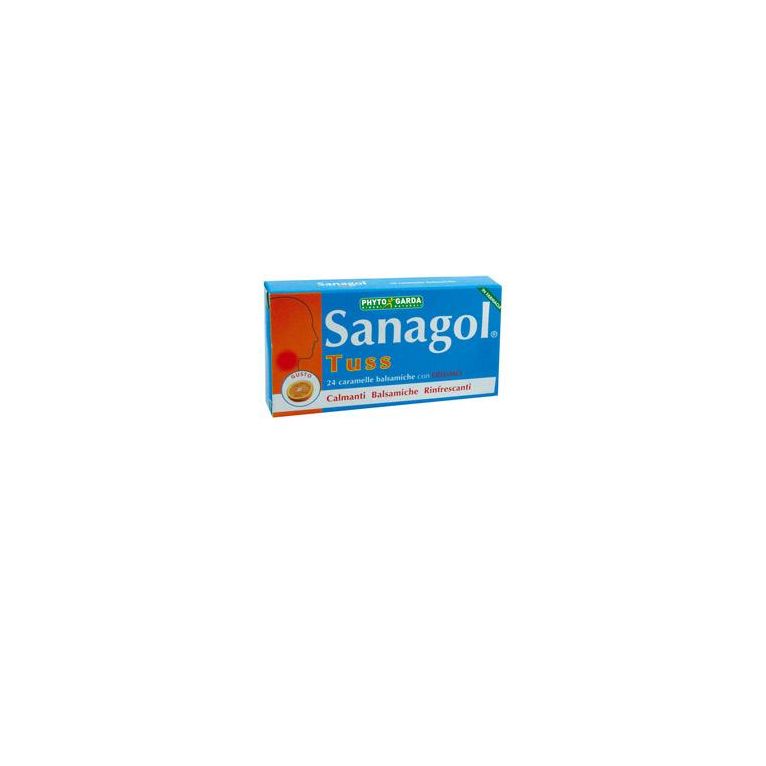 sanagol tussis arancia 24 caramelle