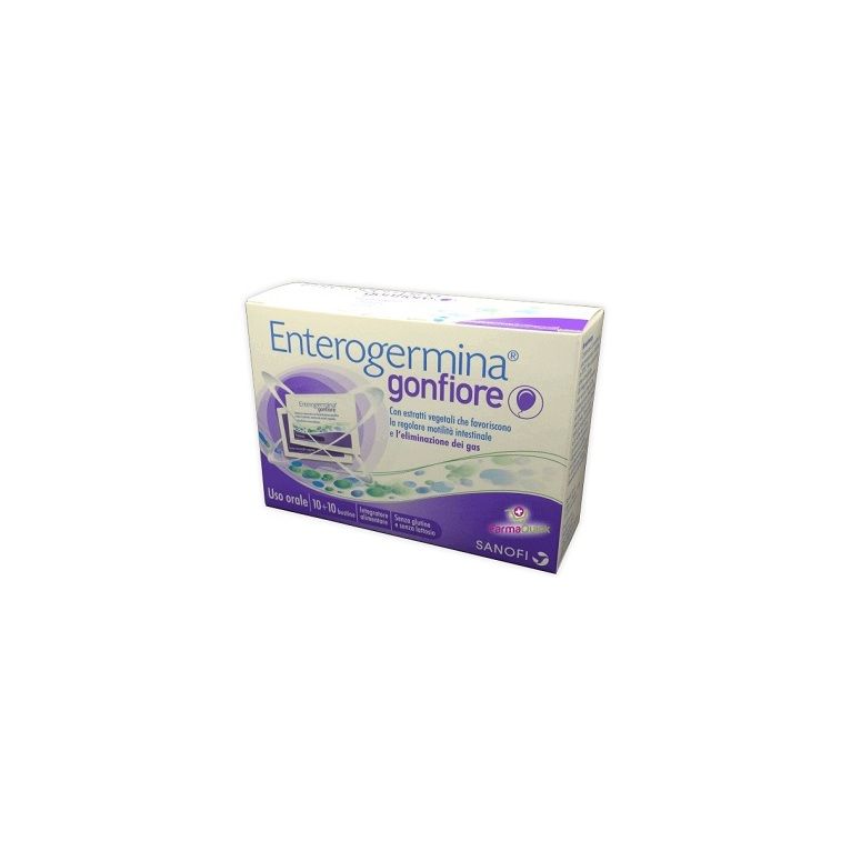 enterogermina gonfiore 10 bustine bipartite