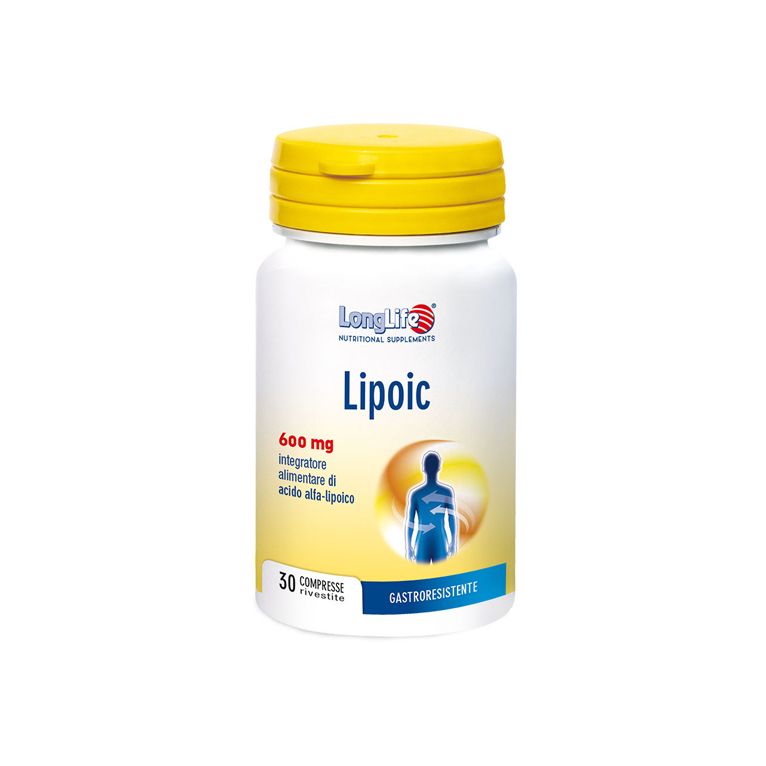 longlife lipoic 600 mg 30 compresse rivestite da 870 mg