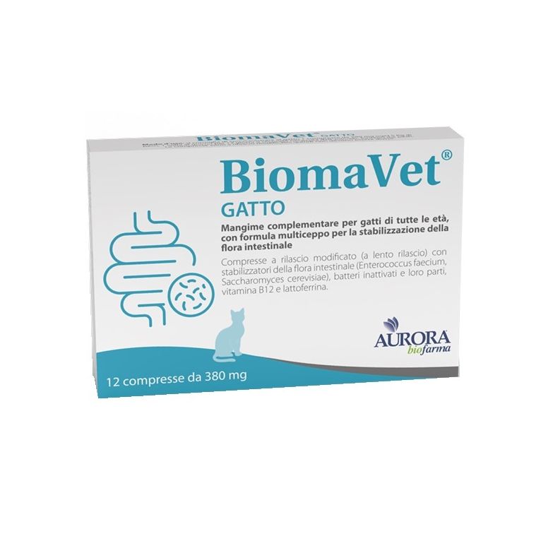 biomavet gatto 380mg 12 compresse