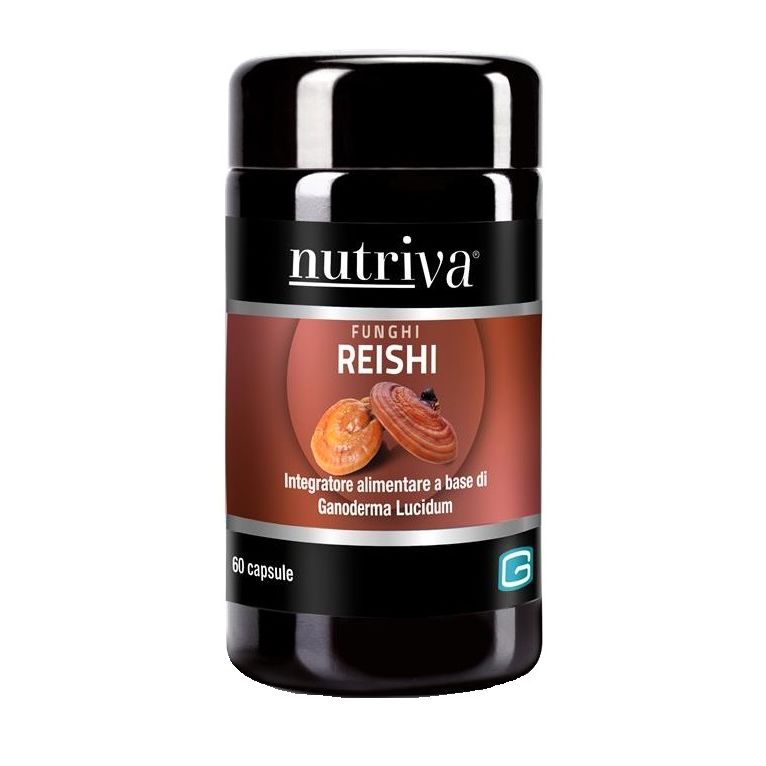nutriva reishi 60 capsule da 596 mg