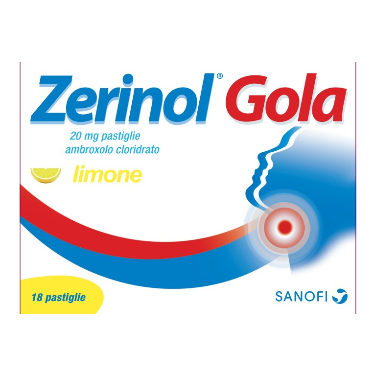 zerinol gola limone 18 pastiglie 20 mg