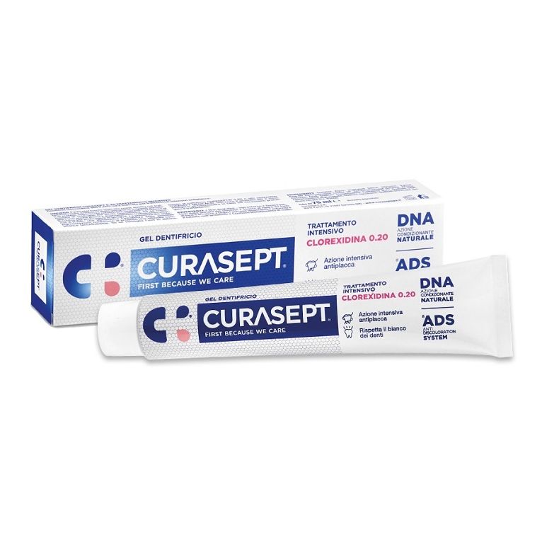 curasept dentifricio 0,20 75 ml ads+dna