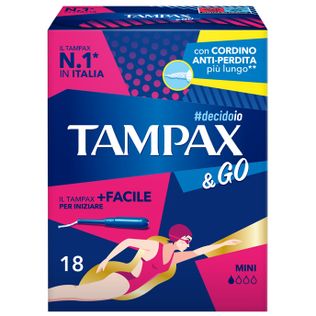 TAMPAX &GO MINI 18 PEZZI