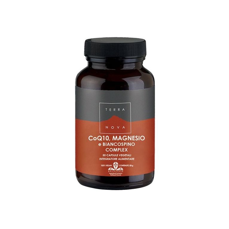terranova coq10/magnesio/biancospino 50 capsule