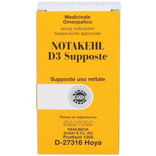 NOTAKEHL D3 10 SUPPOSTE 2G SANUM