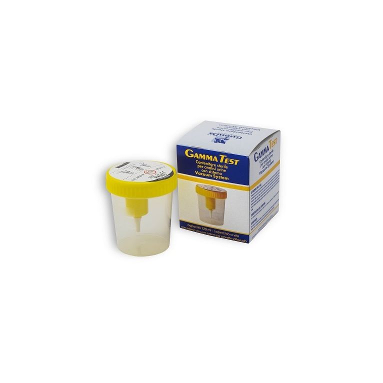 contenitore sterile per urina sottovuoto 120 ml gammadis