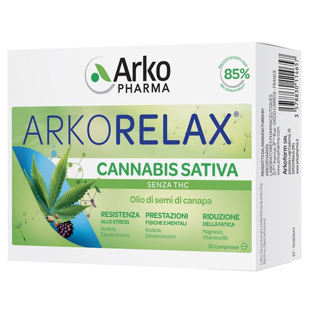 arkorelax-cannabis-sativa-30-compresse