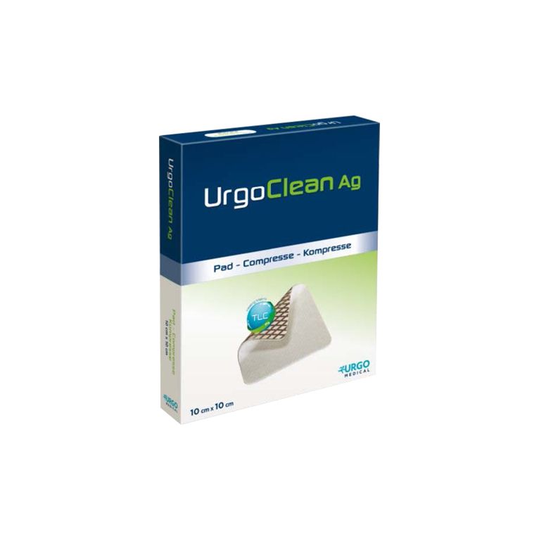 medicazione tnt assorbente gelificante urgoclean ag/silver 15x15cm 10 pezzi