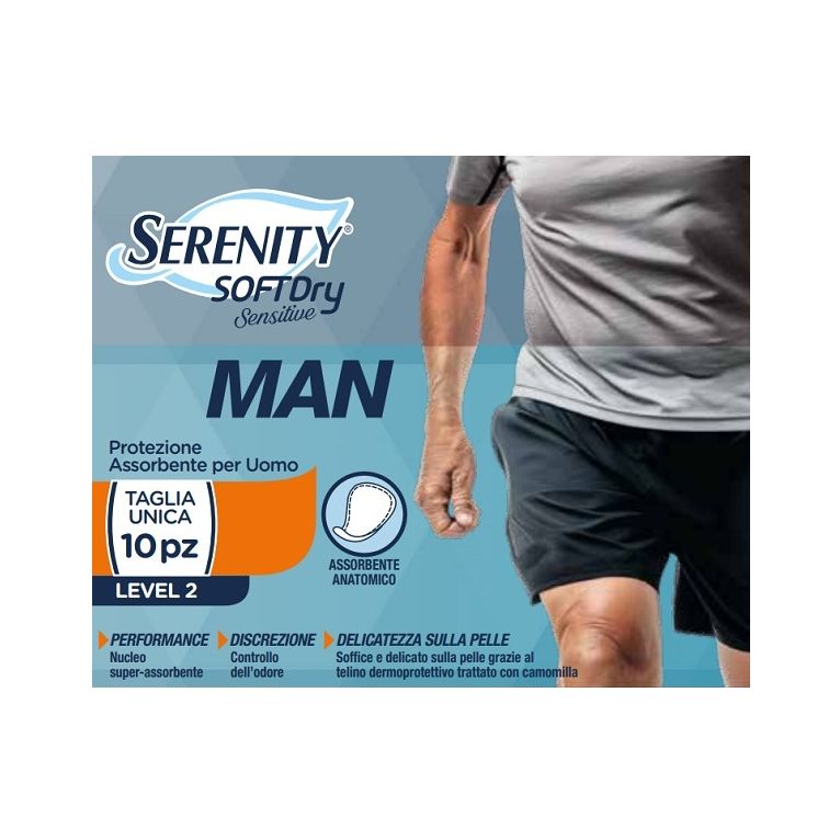 pannolino serenity man sensitive level 2 10 pezzi