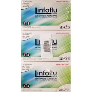 LINFOFLU MULTIPACK CONFEZIONE MULTIPLA DA 6 ASTUCCI X 15 FLACONI DA 10 ML