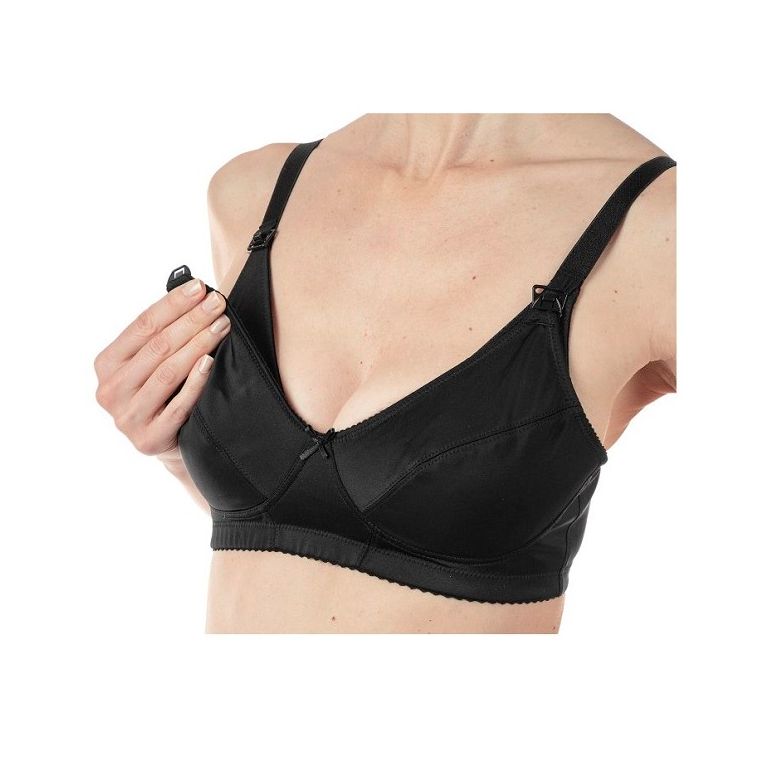 mammy reggiseno microfibra allattamento black 4d
