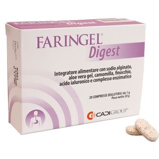 FARINGEL DIGEST 20 COMPRESSE DEGLUTIBILI