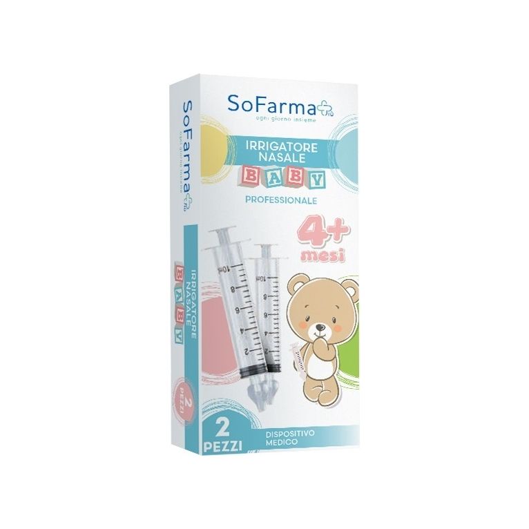 irrigatore nasale baby 2 pezzi sofarmapiu'