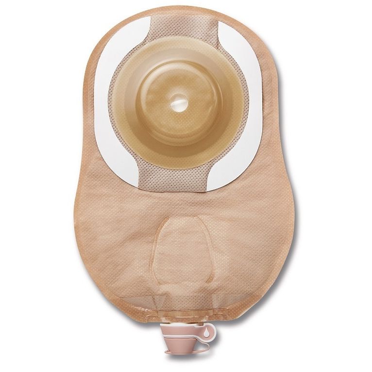 moderma flex ceraplus sacca aperta convessa soft midi per urostomia opaca con finestra b/a pretagliata 30 mm