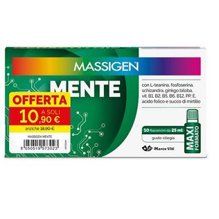 MASSIGEN MENTE 10 FLACONCINI DA 250 ML 10,90 E