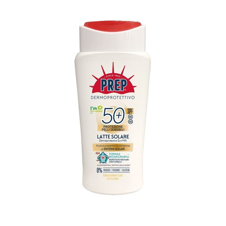 prep latte solare pelli sensibili spf50+ eco 200 ml