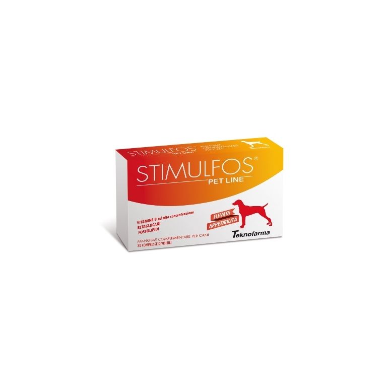 stimulfos pet line cane mangime complementare scatola 30 compresse