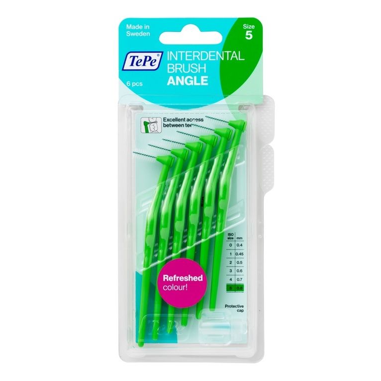 tepe angle scovolino verde 0,8mm 6 pezzi