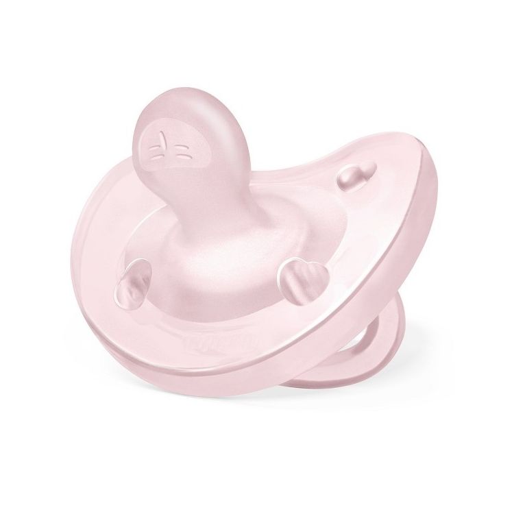chicco gommotto silicone rosa 2-6 mesi 1 pezzo