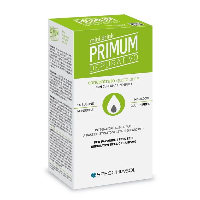 primum depurativo minidrink lime 15 stick da 10 ml