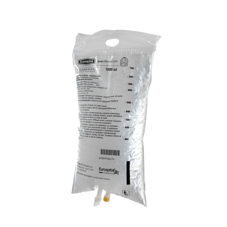 sodio cloruro (eurospital) soluz infus 1 sacca 1.000 ml 0,9%