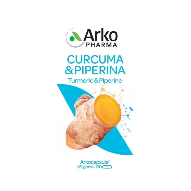 arkocps curcuma + piperina 130 capsule
