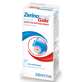 ZERINOMED GOLA spray mucosa orale 15 ml 0,25%