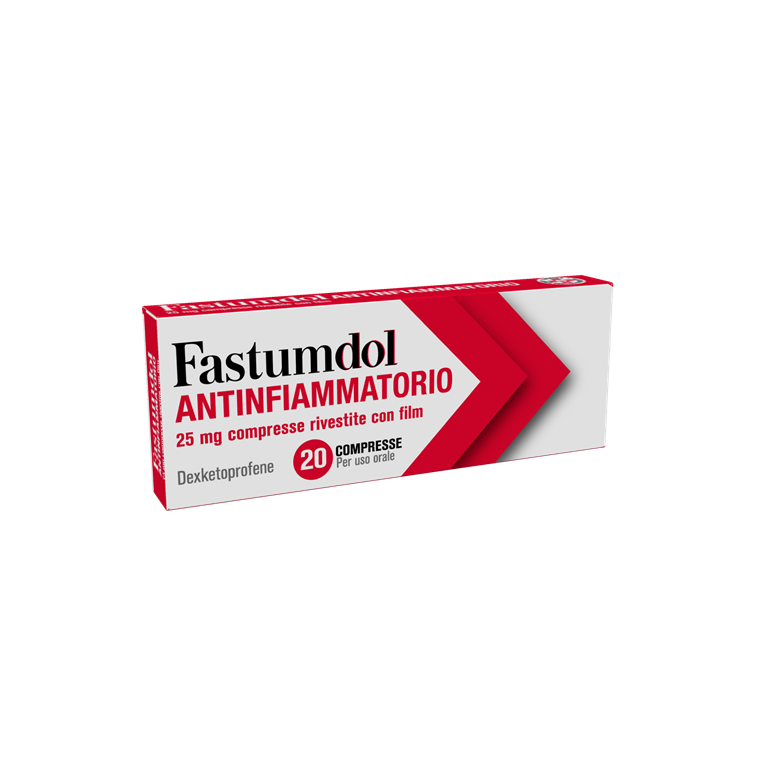 fastumdol antinfiammatorio 20 cpr riv 25 mg