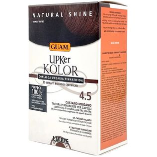 GUAM UPKER KOLOR TINTA CAPELLI 4,5 CASTANO MOGANO CON ALGA UNDARIA PINNATIFIDA