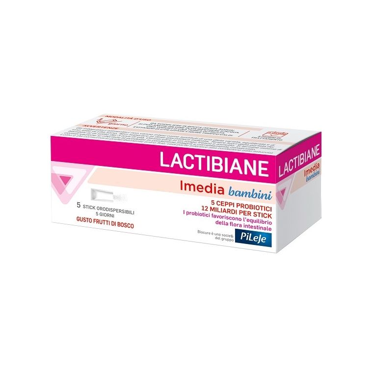 lactibiane imedia bambini 5 stick