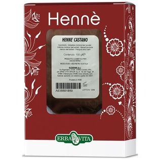 HENNE COLORANTE CAPELLI CASTANO 100 G