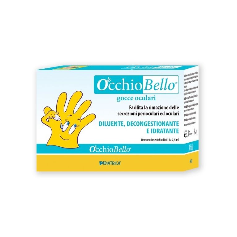 occhiobello gocce oculari 10 flaconcini monodose richiudibili da 0,5 ml