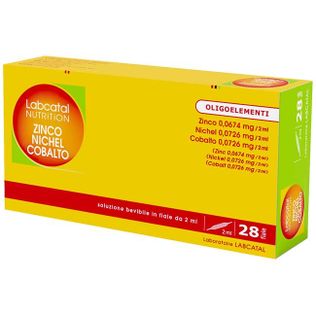 LABCATAL NUTRITION ZINCO/NICHEL/COBALTO 28 FIALE 2 ML