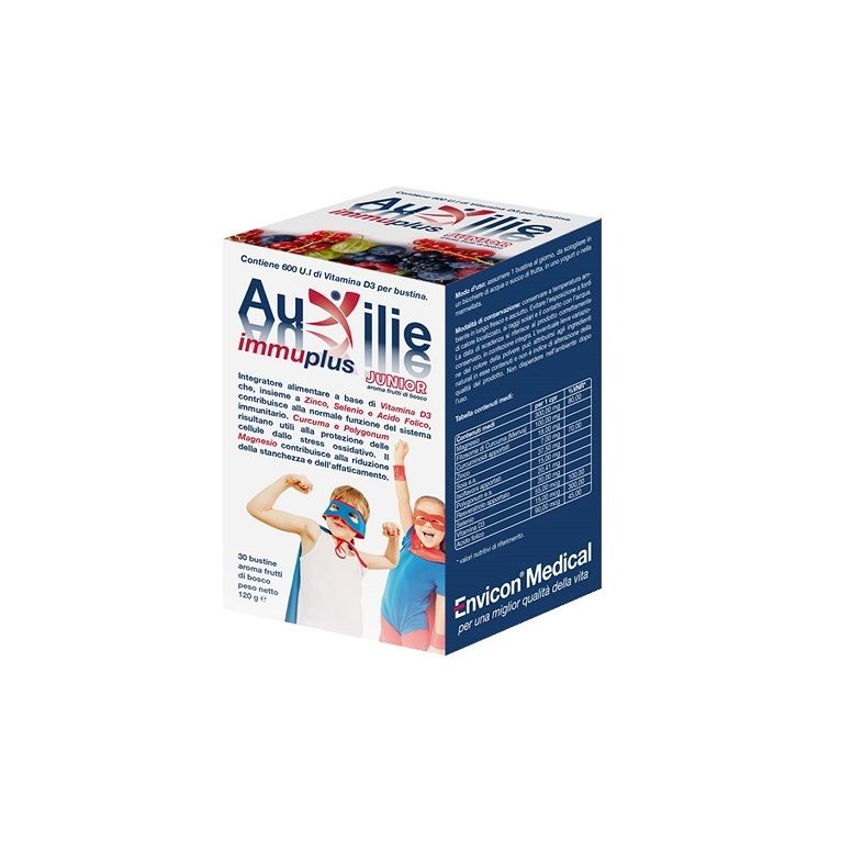 auxilie immuplus junior solubile 30 stick pack