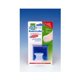 RADDRIZZA ALLUCE IN GEL DI SILICONE BIANCO SEMITRASPARENTE SREGAMENTO FRA IL PRIMO E IL SECONDO DITO IGIENEPIEDE 1 PEZZO
