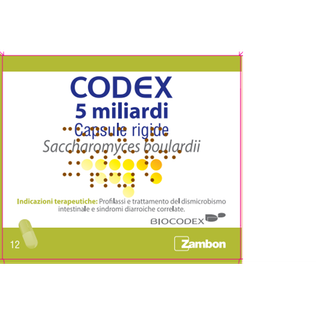 CODEX 12 cps 5 mld 250 mg
