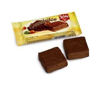 SCHAR QUADRITOS WAFER CON CACAO RICOPERTI DI CIOCCOLATO FONDENTE 40 G