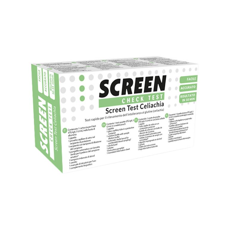 screen test rapido screen test celiachia per rilevazione intolleranza glutine 1 pezzo